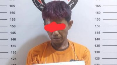 BS alias Bahrum, pengedar sabu di Kampung Toba yang ditangkap petugas Polres Labuhanbatu