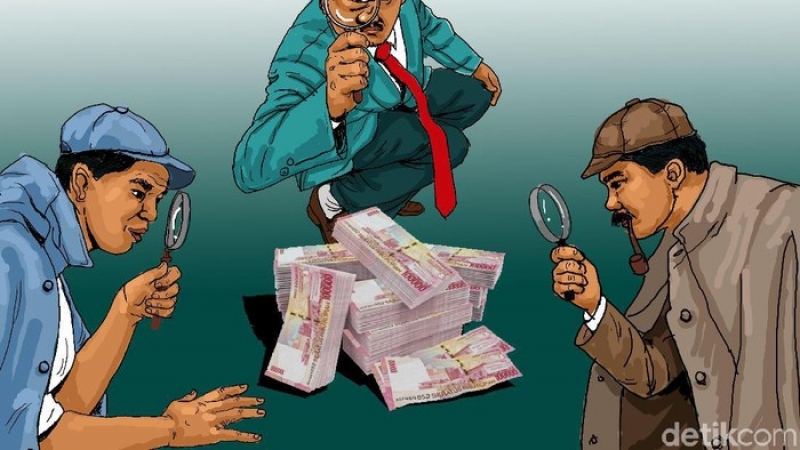 ILUSTRASI transaksi mencurigakan