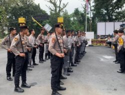 Sat Samapta Polrestabes Medan Latihan Dalmas : Setiap Tindakan Harus Sesuai SOP