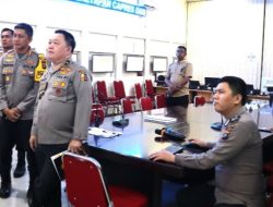 Tim Itwasum Polri Kunjungi Polrestabes Medan Pantau Ops Mantab Brata 2023-2024