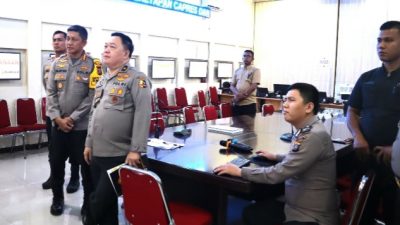 Tim Itwasum Polri Kunjungi Polrestabes Medan Pantau Ops Mantab Brata 2023-2024