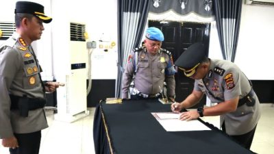 Kapolrestabes Medan Pimpin Penyerahan Jabatan Waka Polrestabes