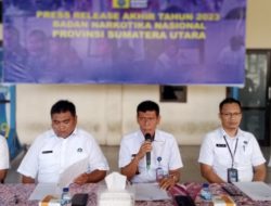 Sepanjang 2023, BNN Sumut Sita 99,5 Kg Sabu dengan 129 Tersangka 