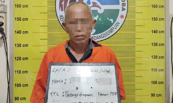 ST, residivis narkoba yang ditangkap lagi oleh petugas Sat Res Narkoba Polres Padangsidimpuan