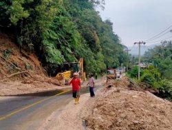 Dua Jalan Lintas di Taput Diterjang Longsor, Satu Unit Truk Masuk Jurang