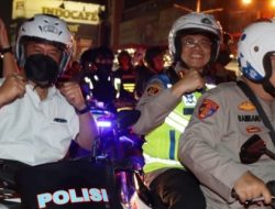 Malam Pergantian Tahun, Kapolrestabes Medan Patroli Naik Motor