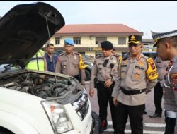 Kombes Pol Teddy Marbun Cek Kendaraan Patroli secara Berkala