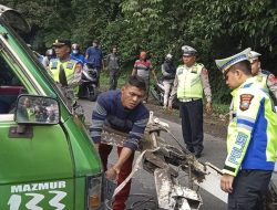 Mobil Sampri Masuk Jurang di Kawasan Tahura