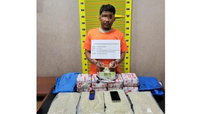 Gembong Narkoba di Tanjungbalai Ditangkap Bersama 9 Kg Sabu dan 20 Ribu Butir Pil Ekstasi