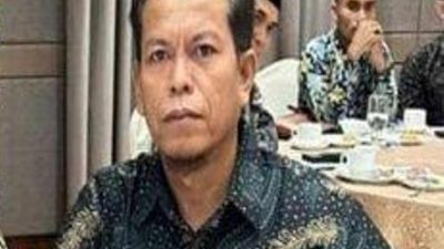Parlagutan Harahap, oknum Komisioner KPU Padangsidimpuan yang ditangkap saat melakukan pemerasan terhadap oknum caleg.