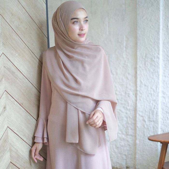 tutorial pakai hijab pashmina