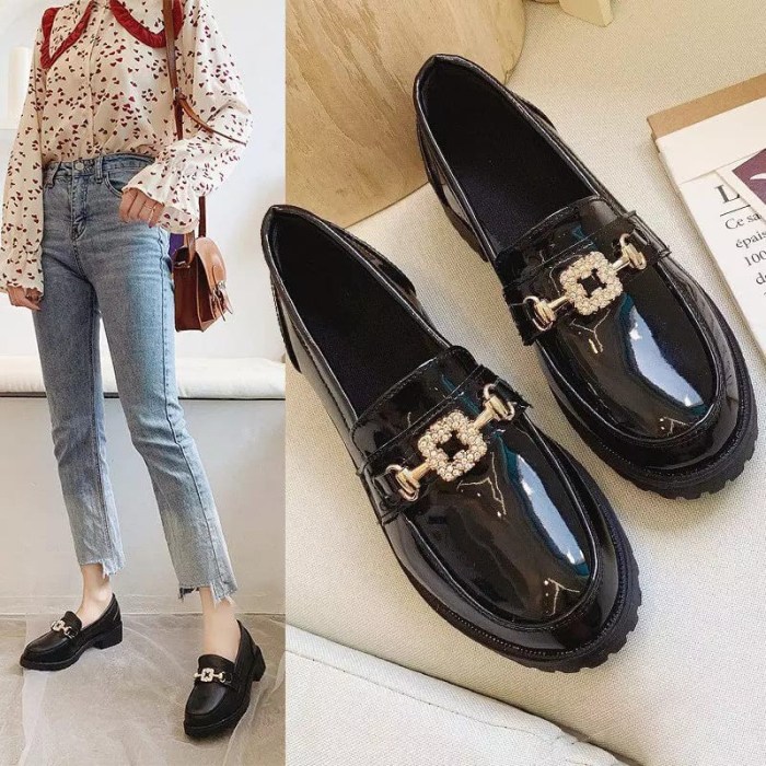 sepatu docmart shopee loafers