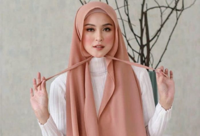 tutorial pakai hijab pashmina terbaru