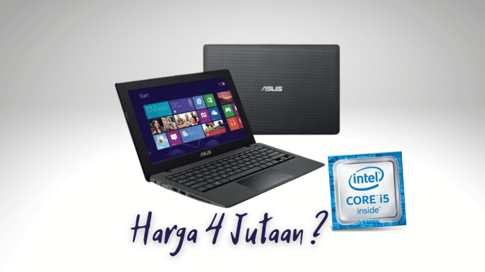 harga laptop asus 4 jutaan terbaru