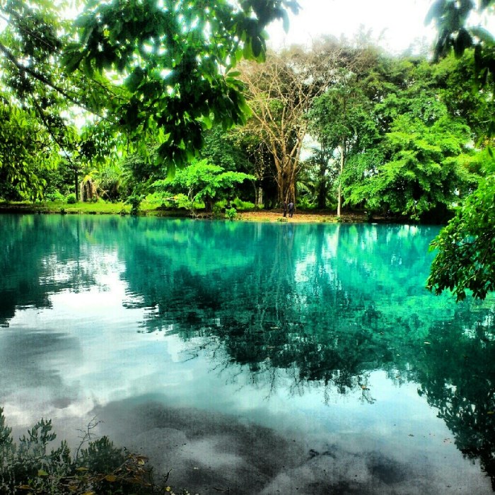 danau linting utara sumatera wisata tempat warna terjun medan berwisata dua lokasi