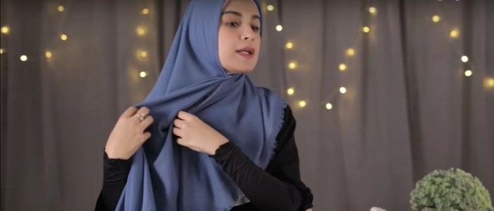 tutorial hijab segi empat ala lesti terbaru