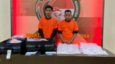 2 Warga Aceh Gagal Selundupkan 3,8 Kg Sabu ke Sulawesi