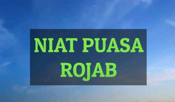 niat puasa rajab sekaligus qadha ramadhan terbaru