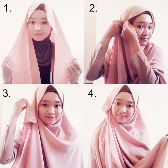 tutorial hijab pashmina kashmir