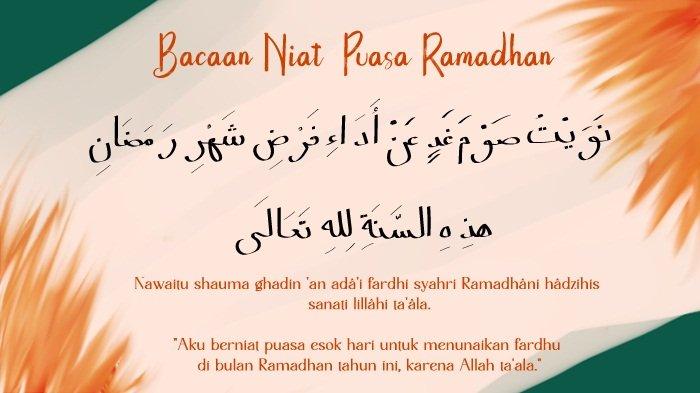 niat puasa ramadhan dan artinya