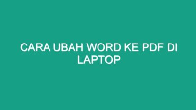 cara salin di laptop terbaru