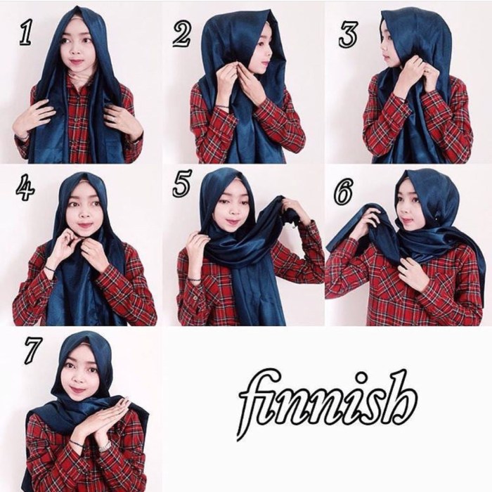 tutorial hijab pashmina simple menutup dada terbaru