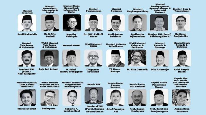 Viral daftar menteri di kabinet Prabowo Subianto jika menang Pemilu 2024