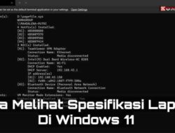 Cara Melihat Spesifikasi Laptop: Panduan Lengkap untuk Pengguna Awam