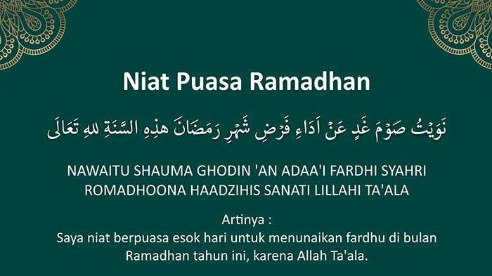 niat puasa ramadhan sebulan penuh terbaru