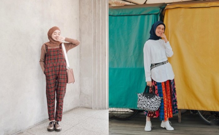 style sepatu docmart wanita hijab terbaru