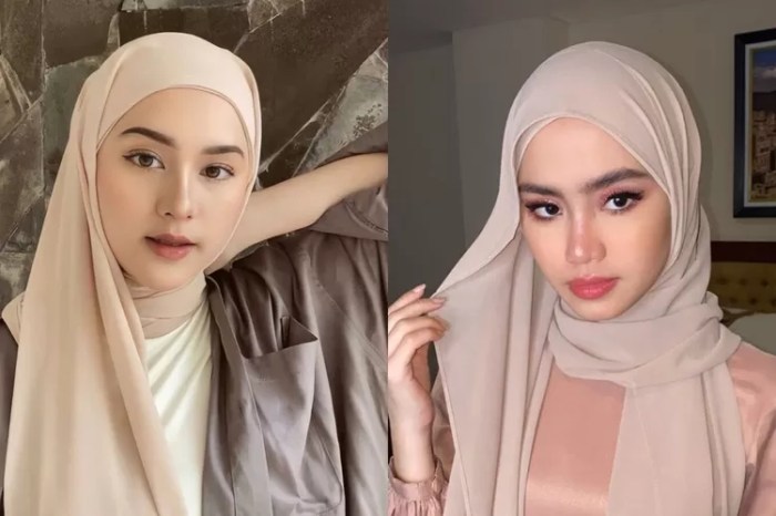 tutorial hijab pashmina ala selebgram