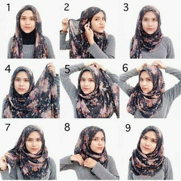 hijab syar i tutorial terbaru