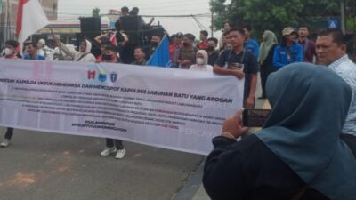 Terkesan Arogan, Mahasiswa Minta Kapolda Sumut Copot Kapolres Labuhanbatu 