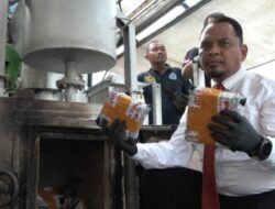 Sat Narkoba Polrestabes Medan Musnahkan 53 Kg Sabu dan 10 Ribu Butir Happy Five