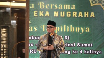 Guyon Jubir Prabowo Hadiri Syukuran Caleg di Markas Pendukung AMIN: Mau Ngelihatin Wajah Saya yang Menang