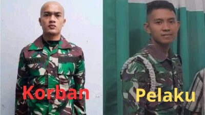 Iwan Sutrisman Telaumbanua (kiri), eks Casos Bintara TNI AL diduga dibunuh oleh Serda Adan Aryan Marsal, anggota Polisi Militer Lanal