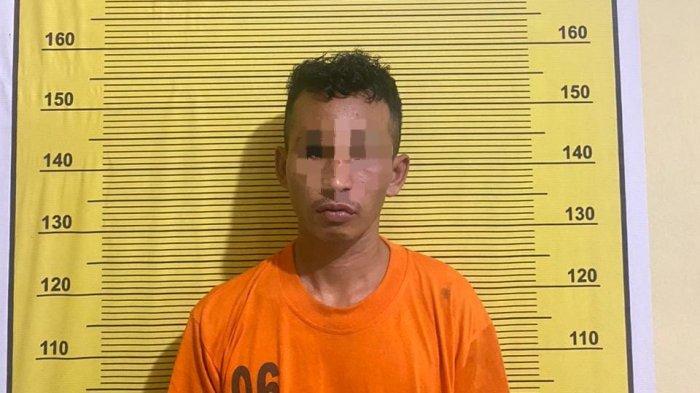 NM alias Putra, pengedar sabu di Desa Tandam Hulu I, Kecamatan Hamparan Perak, Kabupaten Deliserdang akhirnya ditangkap petugas Polres Binjai.