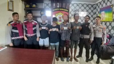 Petugas Sat Samapta Polres Pelabuhan Belawan meringkus komplotan pelaku pungli (pungutan liar) yang sering beroperasi di Kelurahan Sicanang, Kecamatan Medan Belawan, Kota Medan.