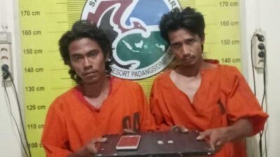 Digerebek Polisi, Dua Pemuda Gagal Pesta Sabu