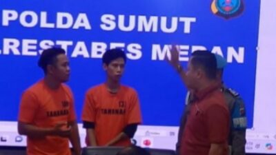 Bajing Loncat Gasak Spare Part Alat Berat, Dua Pelaku Diciduk Tim URC Polrestabes Medan