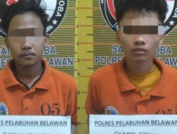 Dua Pemuda Pengedar Sabu di Marelan Pasrah Ditangkap Polisi