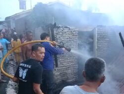 6 Unit Rumah Kontrakan di Tanjungbalai Ludes Terbakar