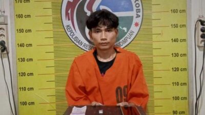 IHH (22), pecandu sabu yang sempat buang barang bukti saat ditangkap personel Sat Res Narkoba Polres Padangsidimpuan.