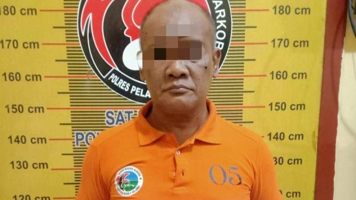 Rahmadi (52), pengedar sabu di Desa Klumpang Kebun, Kecamatan Hamparan Perak, Kabupaten Deliserdang akhirnya ditangkap polisi.