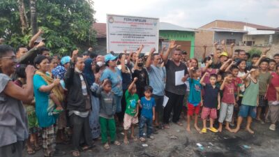 Warga Jalan H Anif Kampung Kompak Tolak Ganti Rugi dan Digusur Mafia Tanah