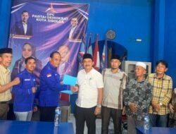 Drs Ahmad Sulhan Sitompul MAP Resmi Daftar ke Partai Demokrat Kota Sibolga : Ini Partai Keempat