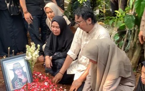 Pemakaman Jhonny Iskandar.(ist)