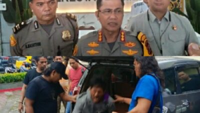 Kapolrestabes Medan Kombes Pol JS Marbun pres rilis. Pelaku luka tembak.(Ist)