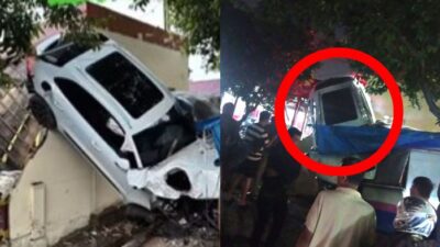 TajukRakyat.com,Medan- Satu unit mobil Porsche mengalami kecelakaan di Jalan Putri Hijau, Kota Medan, Rabu (8/5/2024) subuh.