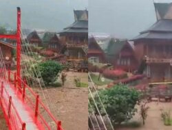 Viral Objek Wisata Pariban di Karo Diterjang Banjir Lumpur